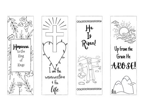 Ricldp Artworks Eight Bible Verse Coloring Bookmarks Set Of 6 Bible