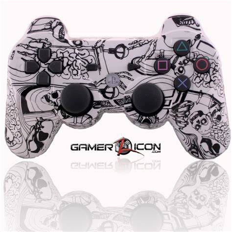 Ps3 Modded Controller Gold Skull Your Leader For Ps3
