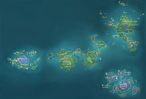 Genshin Impact 21 Leak Shows The Complete Inazuma Map Including