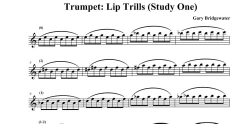 Trumpet: Trumpet: Lip Trills (Study One)