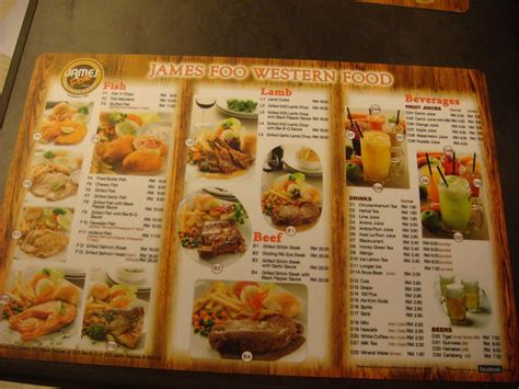 You know it's great food when our name spells it ~. James Foo Western Food, All Seasons Place, Bandar Baru Air ...