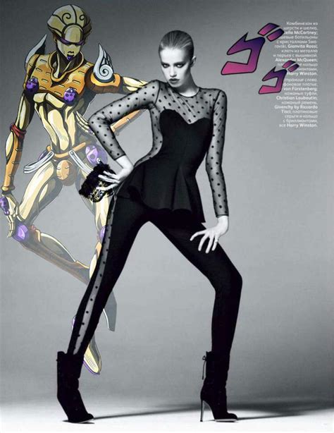 Does Anyone Else See Fashion Models As Jojo Charactersposes Or Just Me