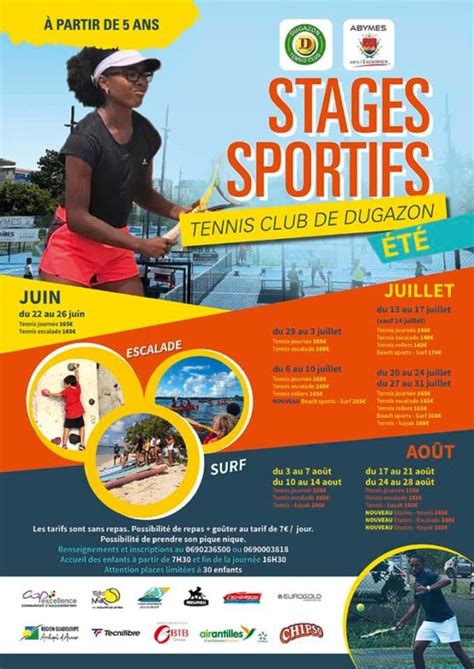 Vacances De Toussaint Stage Sportif à Partir De 5ans Du 22 Juin Au 28