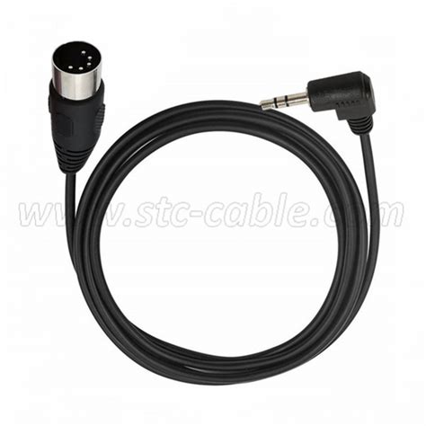 5 Pin Din Plug To 90 Degree 35mm Stereo Jack Plug Audio Cable China