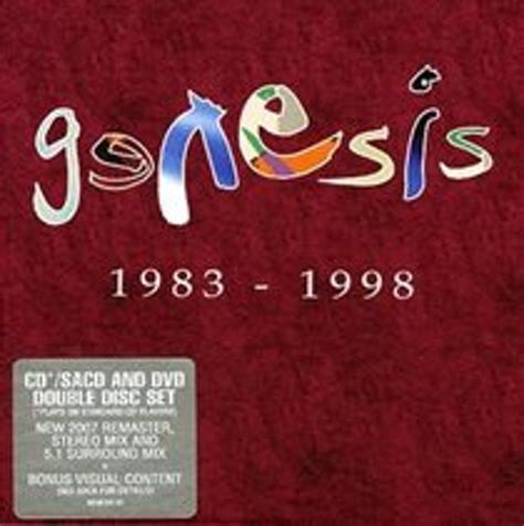 Genesis 1983 1998 Genesis Cd Album Muziek