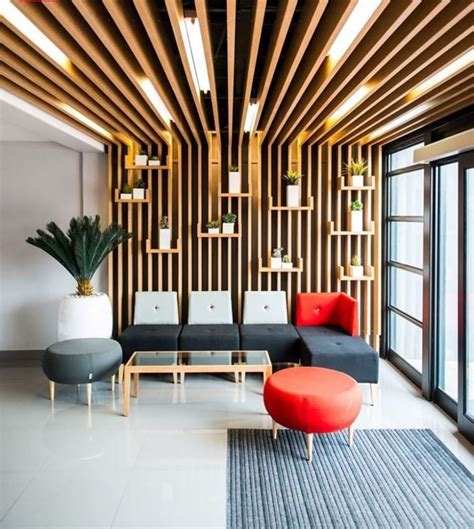 Aesthetic False Ceiling Ideas Gracing Beautiful Decor Of Modern Office