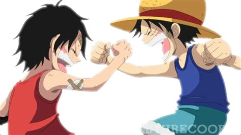 Ace And Luffy Kids Render By Kushikimotoamvs On Deviantart