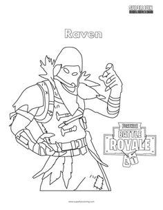 coloriage fortnite battle royale personnage   imprimer  love en  coloriage dessin