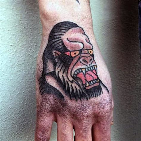 60 Traditional Hand Tattoo Designs For Men - Retro Ideas