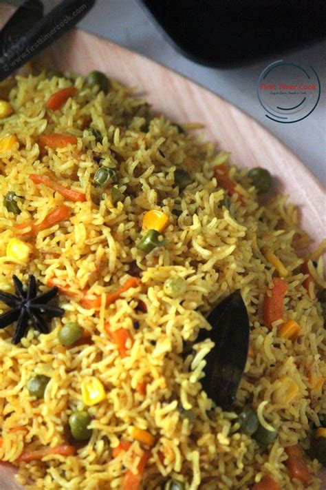 Achari Vegetable Pulao First Timer Cook