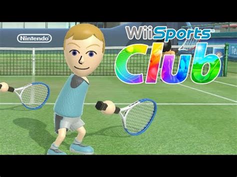 Wii Sports Club Tennis Online In Youtube