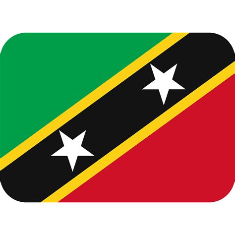 St Kitts And Nevis Flag Emoji Clipart Free Download Transparent Png