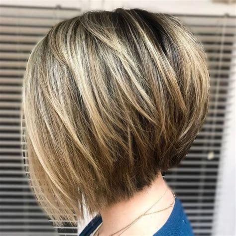 Short Stacked Haircuts For Fine Hair Short Hairstyle Trends