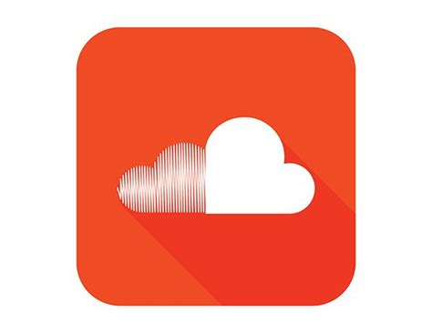 Flat Soundcloud Logo Design On Behance Soundcloud Logo Logo Design