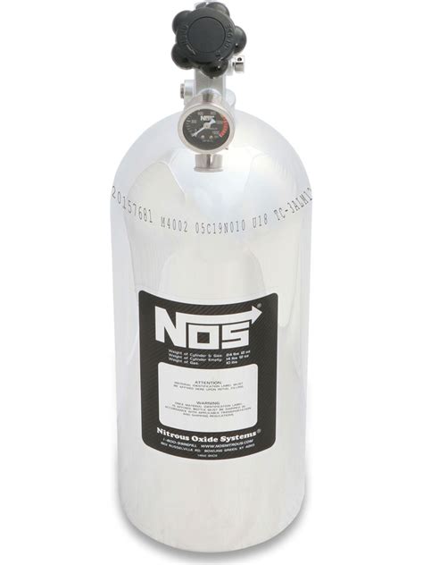 Nitrous Oxide Systems Nos Nitrous Bottle 10 Lb Polished 21 X