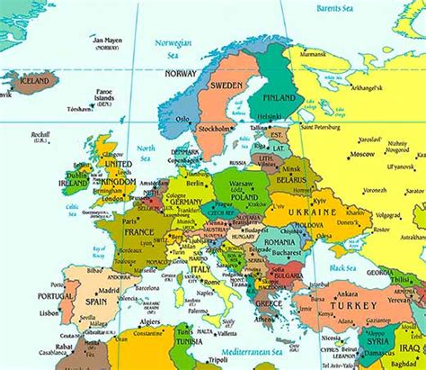 Europe Map Map Of Europe Facts Geography History Of