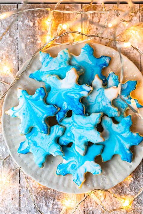 Bake your cookies according to the package directions. Christmas Butter Cookies with Powdered Sugar Icing - The ...