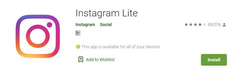 Instagram Lite Is Now Available For Download Worldwide Weirdtechie