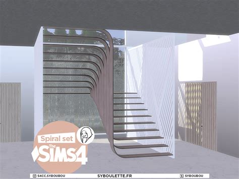 Spiral Stairs Set The Sims 4 Catalog