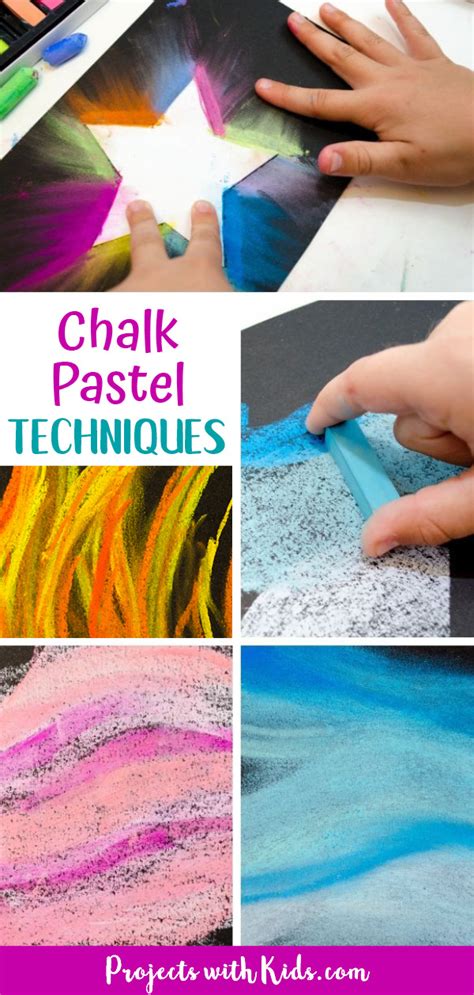 5 Essential Chalk Pastel Techniques For Beginners Projects With Kids