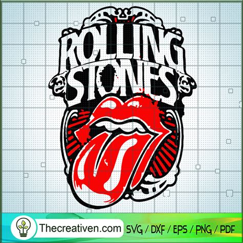 Rolling Stones Svg Rolling Stones Lips Tongue Svg Rolling Stones Logo