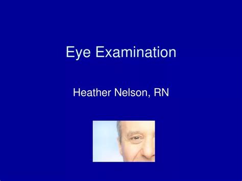 Ppt Eye Examination Powerpoint Presentation Free Download Id1001218