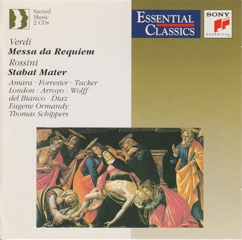 Release Verdi Messa Da Requiem Rossini Stabat Mater By Giuseppe