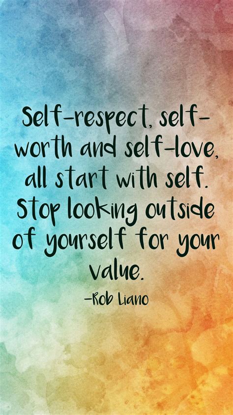 Self Respect And Love Quotes Inspiration
