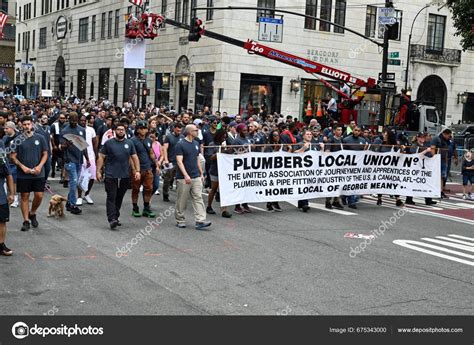 Labor Day Parade New York September 2023 New York Usa Stock Editorial