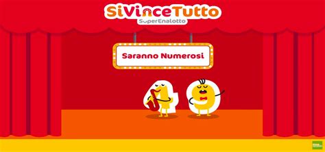 The popular superenalotto from italy started as the 'enalotto' back in superenalotto has a very simple 6/90 selection process whereby players need to pick 6 numbers. SIVINCETUTTO SUPERENALOTTO/ Estrazione oggi 2 dicembre ...