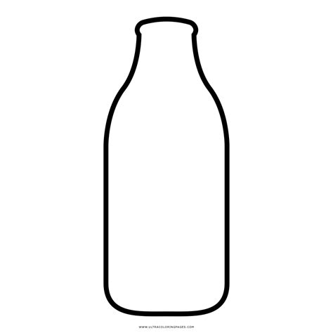 Milk Bottle Coloring Page Ultra Coloring Pages