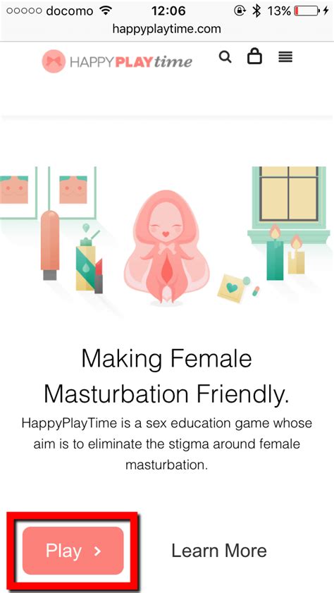 Browser Happyplaytime App Promotes Female Masturbation