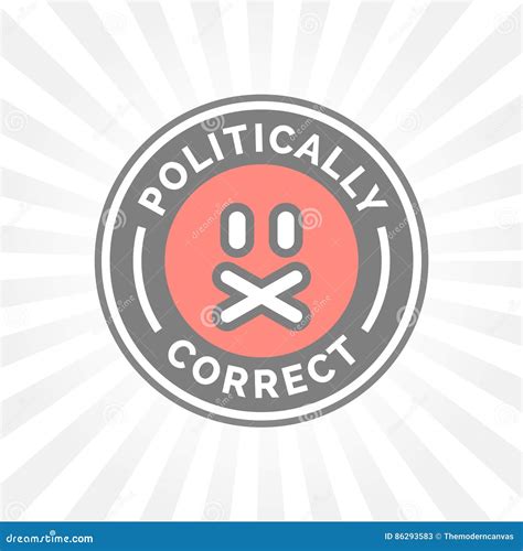 Politically Correct Icon Political Correctness Censor Freedom Of