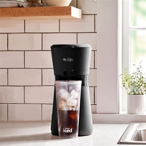 Mr Coffee 2129052 Iced Single Serve Coffee Maker With Reusable Tumbler