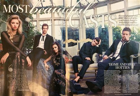 Home And Away Cast Sizzle In Who Magazines Beautiful People