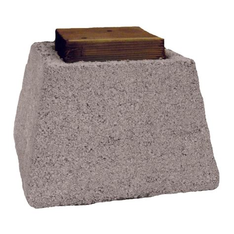 Basalite 11 In W X 8 In H X 11 In L Deck Block Concrete Block At