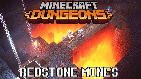 Minecraft Dungeons Gameplay Redstone Mines Solo Playthrough No