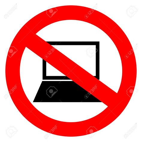 No Laptop Clipart Clipground