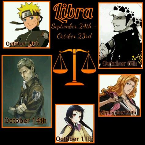 What Anime Characters Are Libras