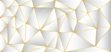 Abstract Low Poly White Gold Line Background Abstract Background