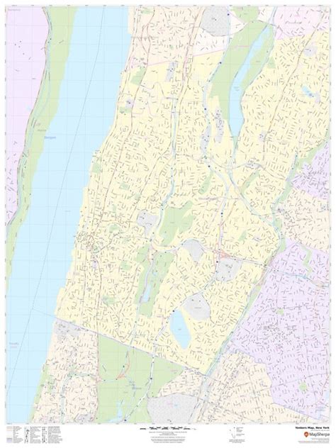 Yonkers Map New York
