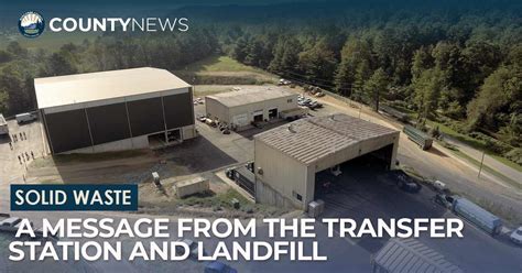 County Center Message From Transfer Station And Landfill