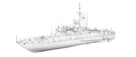 Fremantle Class Patrol Boat Hmas Townsville Model Turbosquid 2039767