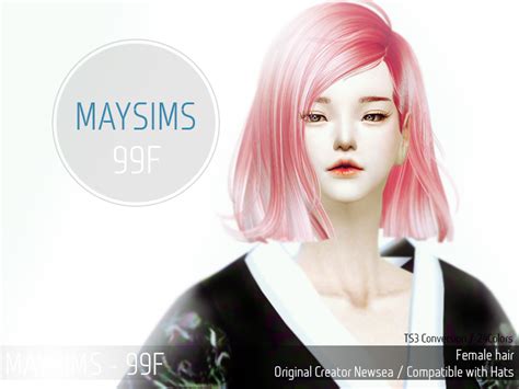 Sims 4 Ccs The Best Hair By Maysims