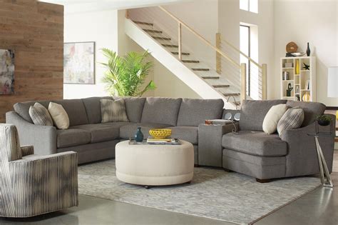 Craftmaster F9 Custom Collection Customizable Four Piece Sectional Sofa