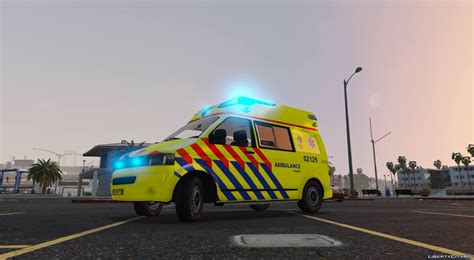 Скачать Volkswagen T5 Ambulance 02 129 Heerenveen Els V10 для Gta 5