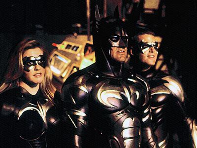 I've always suspected they cast movie batmans by their chins, which is all you see when the bat costume is being worn, and clooney has the best chin yet. Neko Random: Things I Hate: Batman & Robin (1997 Film)
