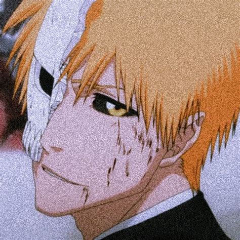 An Anime Character With Orange Hair And Black Eyes