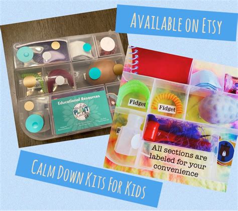 Ready Set Calm Calm Down Kit Sensory Break Etsy Calm Down Kit Kits