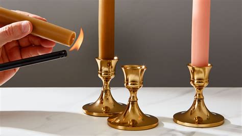 Black Candlestick Holders Set Of 3 Modern Candle Holder For Taper